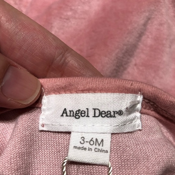 NEW | Angel Dear | Blush Velour Kimono Coverall - Picture 7 of 7